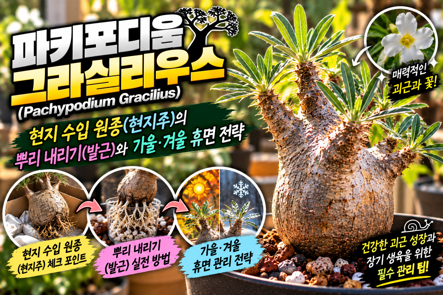 파키포디움 그라실리우스에 대한 썸네일